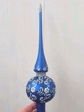 Vintage Christmas tree topper, used collectible holiday decoration