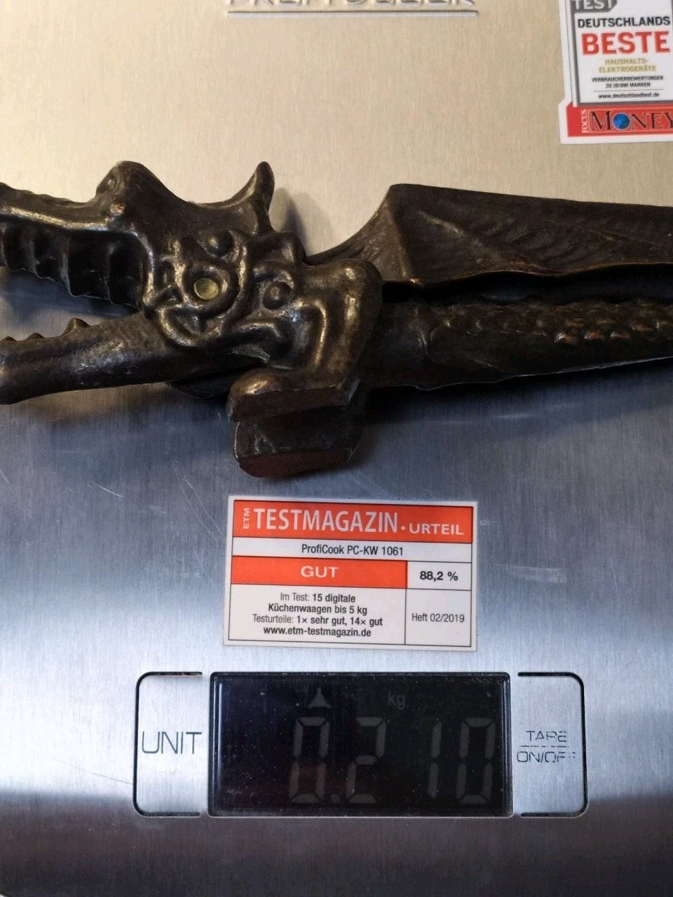 Winged dragon decor piece with dark aged patina – detail 12