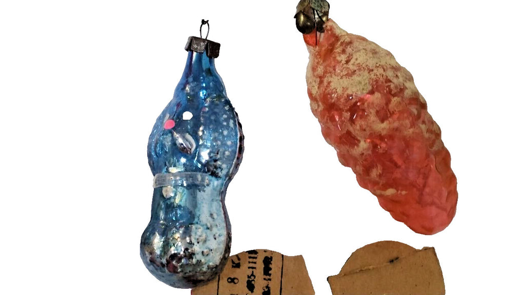 Soviet era Christmas tree decorations showing traces of time – detail 7