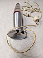 Pink and purple wax flowing in a vintage rocket lamp – detail 9