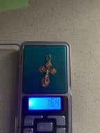 Religious gold pendant, 1.64 grams, detail view – detail 10