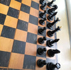 USSR board game knights and bishops in the classic Soviet style