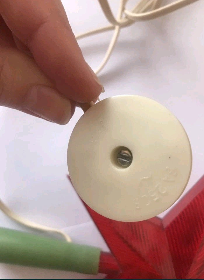 USSR tree topper electric ornament, 1970s