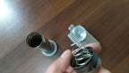 Soviet pocket signal lamp metal case with patina and surface marks – detail 15
