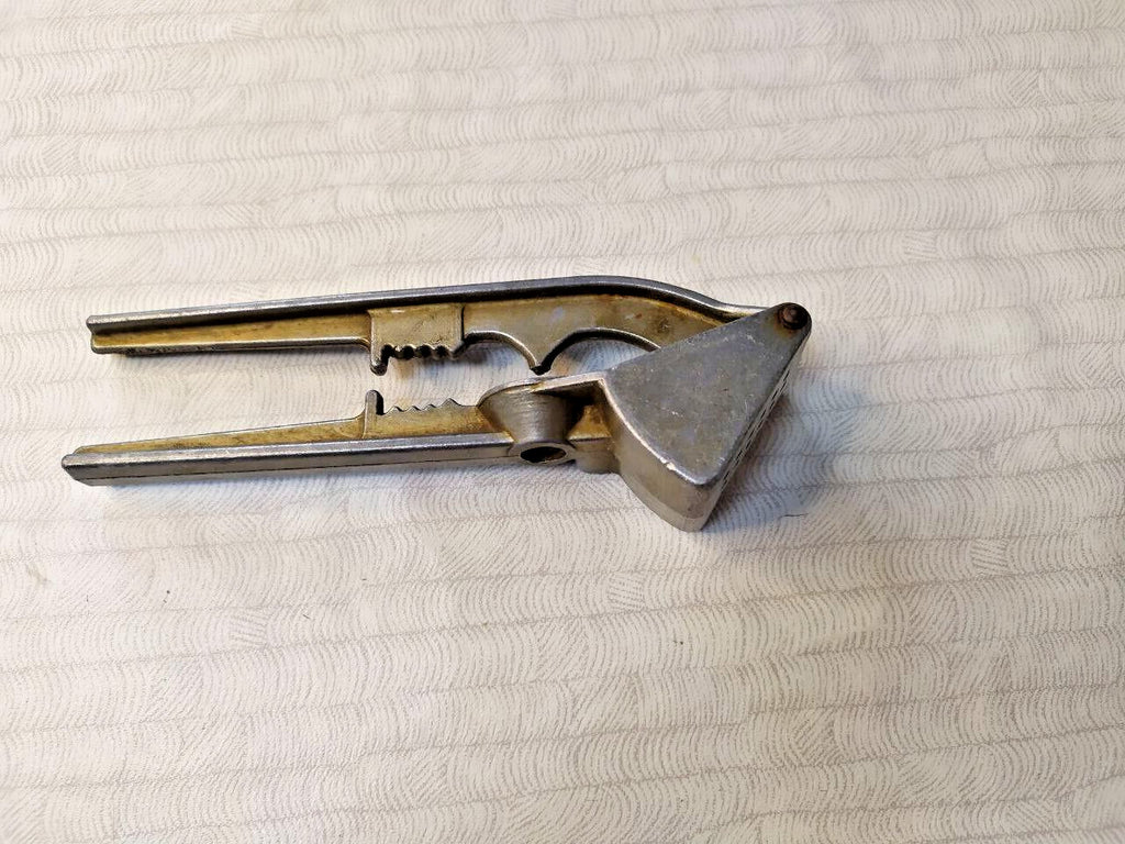 Vintage Soviet garlic press, USSR garlic crusher from the 1970s