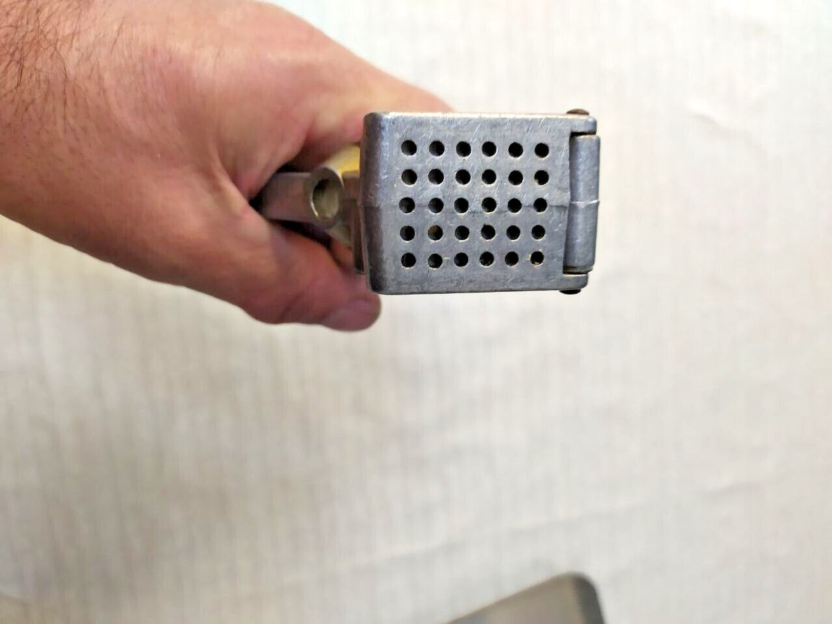 Soviet kitchenware garlic press handles and hopper