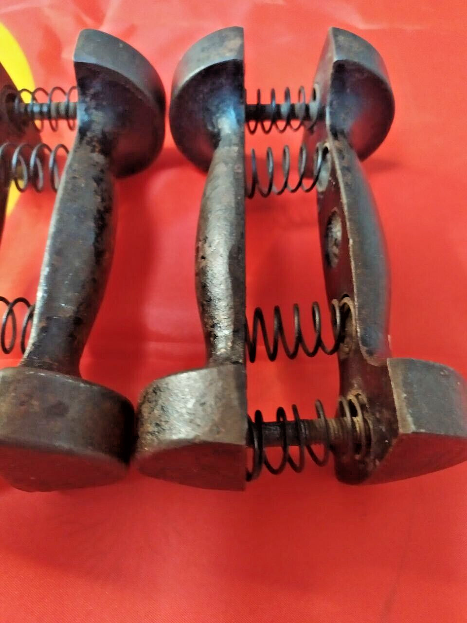 Vintage hand expanders from the USSR with dark original finish – detail 8