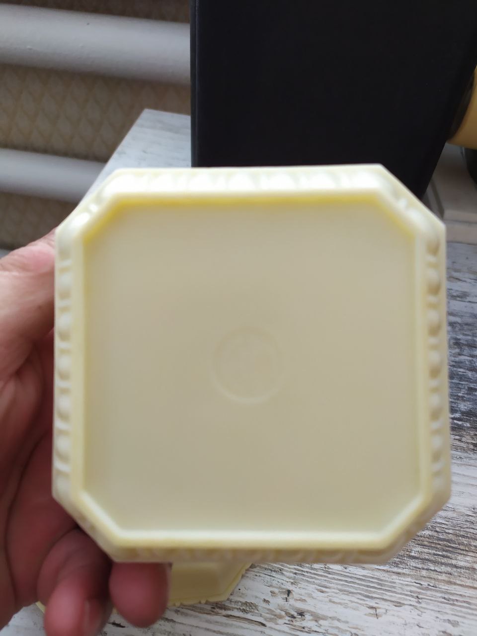 Carbolite trinket box bottom with Soviet factory logo stamp – detail 6