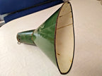 Soviet enamel lamp shade top neck with original metal hook
