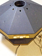 Space Age night light from the USSR, close-up of the glowing fiber bundle – detail 9