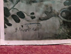 Facsimile signature of Isaak Brodsky in the lower corner of the poster