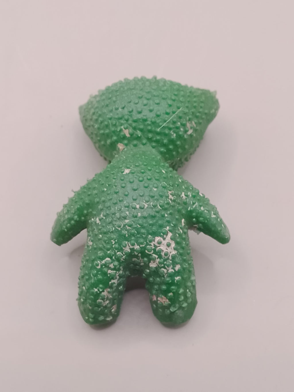 Soviet rubber toy teddy bear with textured surface