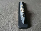 Soviet warship model deck detail with gun turrets, radar and lifeboats – detail 5