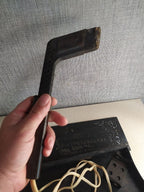 EPM 100 soldering iron with copper hatchet tip and metal safety stand – detail 5