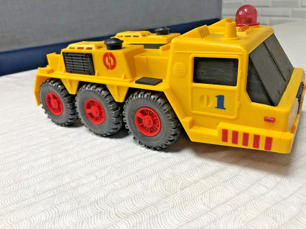 Gnom-3 RC truck six-wheel yellow body with number 1 decal