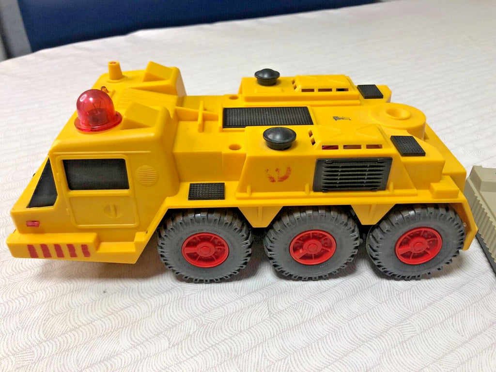 Original factory box of the Soviet toy car with vintage graphics