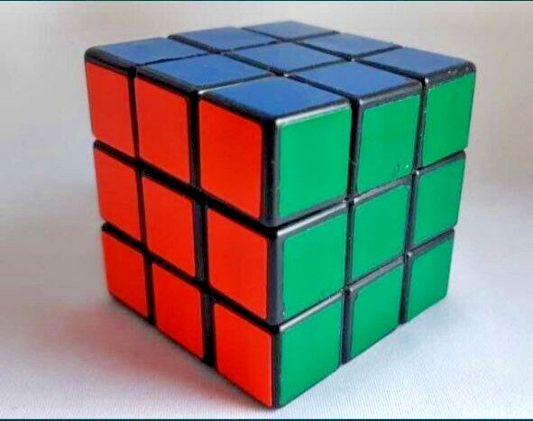 Soviet Rubik's Cube from the 1980s shown from another side