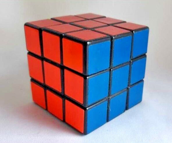 Old Soviet toys collection piece: 3x3x3 mechanical puzzle