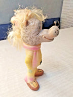 Soviet rubber toy Wolf standing 25 cm tall, front view