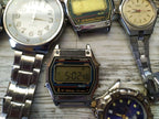 Assorted old Soviet watches laid out together