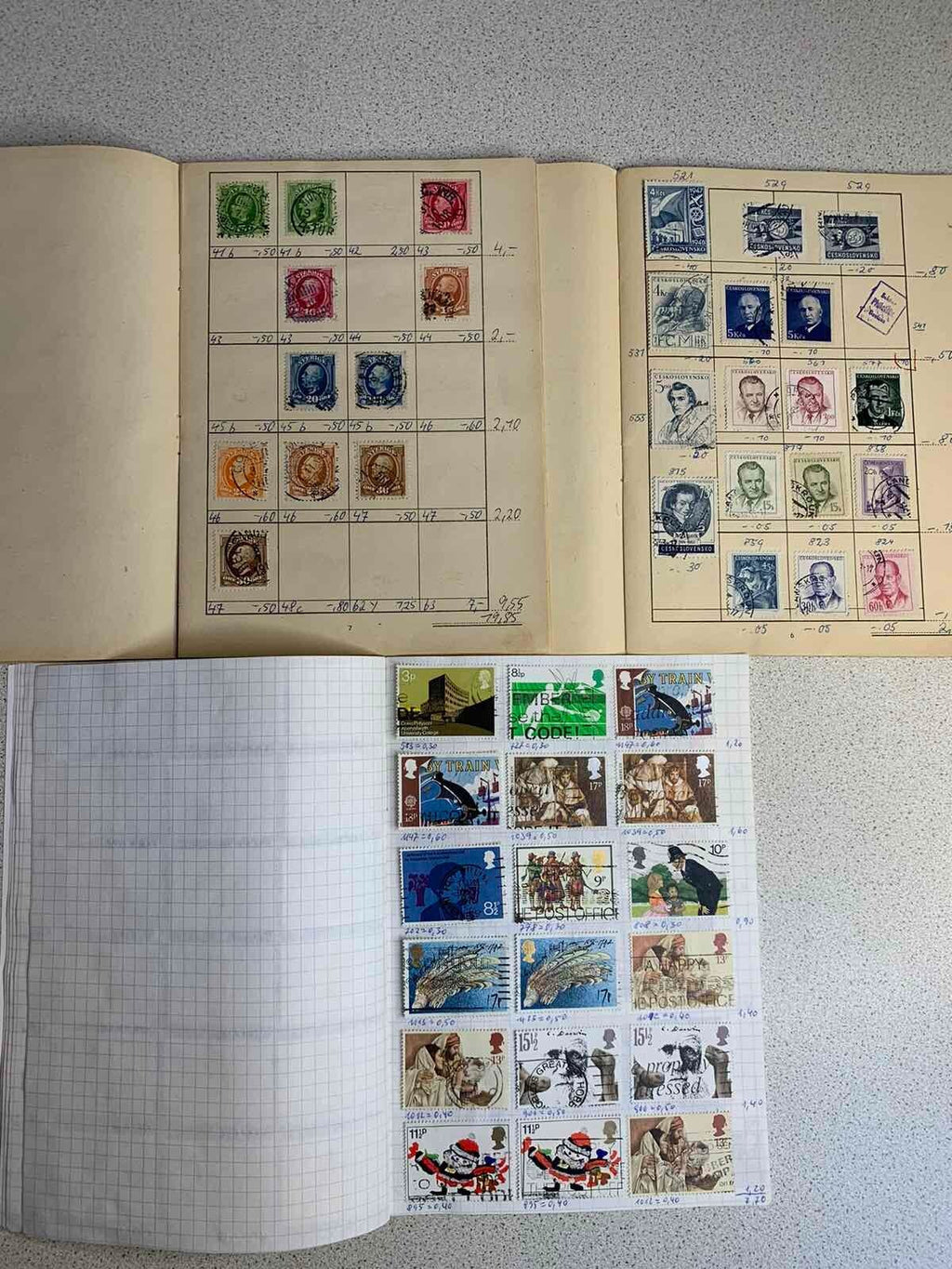 Sweden and Norway definitive stamps in a German Auswahl-Heft booklet