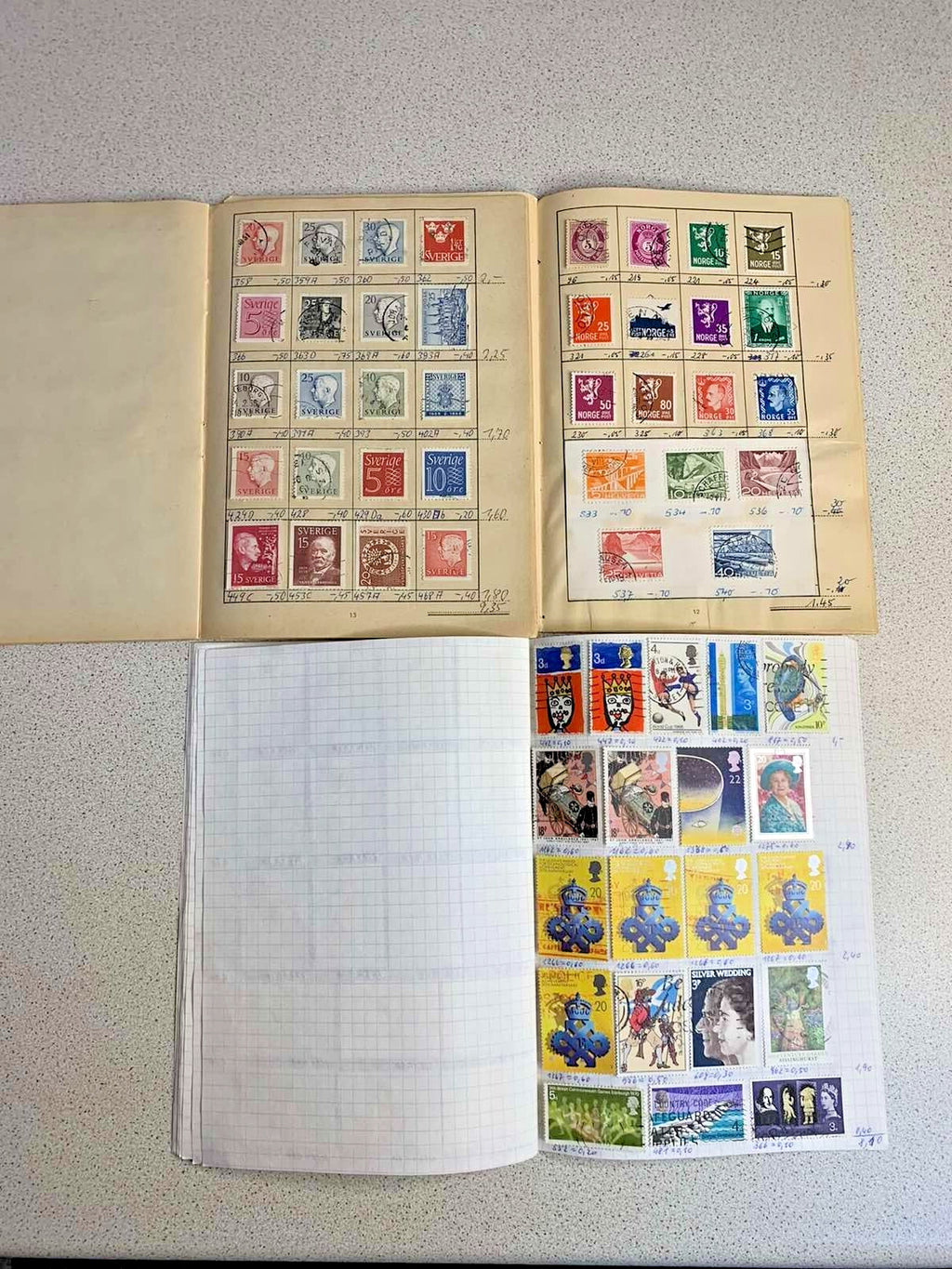 Sweden and Norway definitive stamps in a German Auswahl-Heft booklet – detail 8
