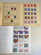 Great Britain Machin and Christmas stamps in a vintage stockbook – detail 9