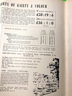 Thomas Cook brochure cover with 1940s beach scene illustration – detail 11