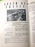 Winter Sunshine booklet interior pages with itineraries and hotel ads – detail 12