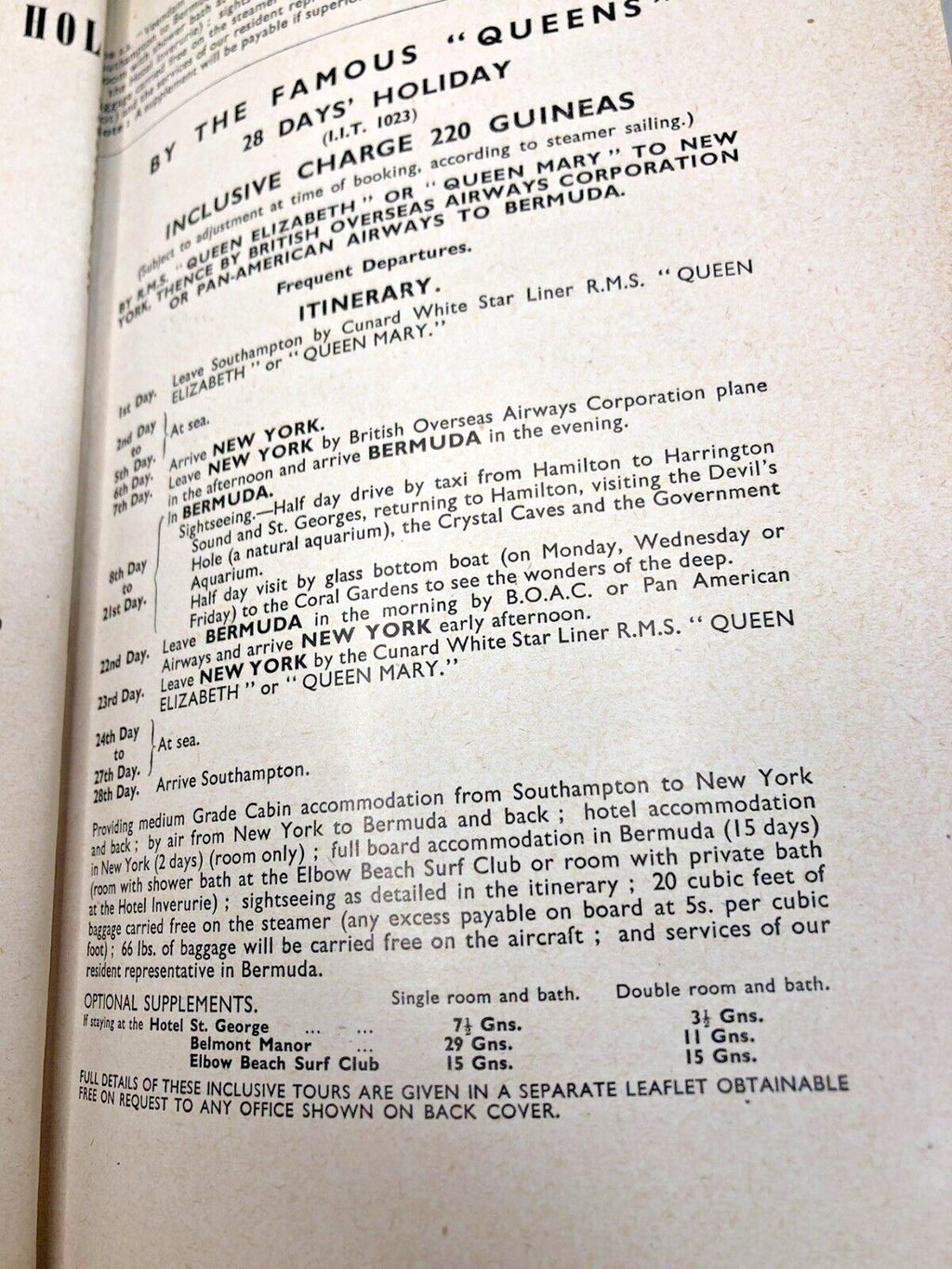 Vintage travel ephemera booklet with original staples – detail 13