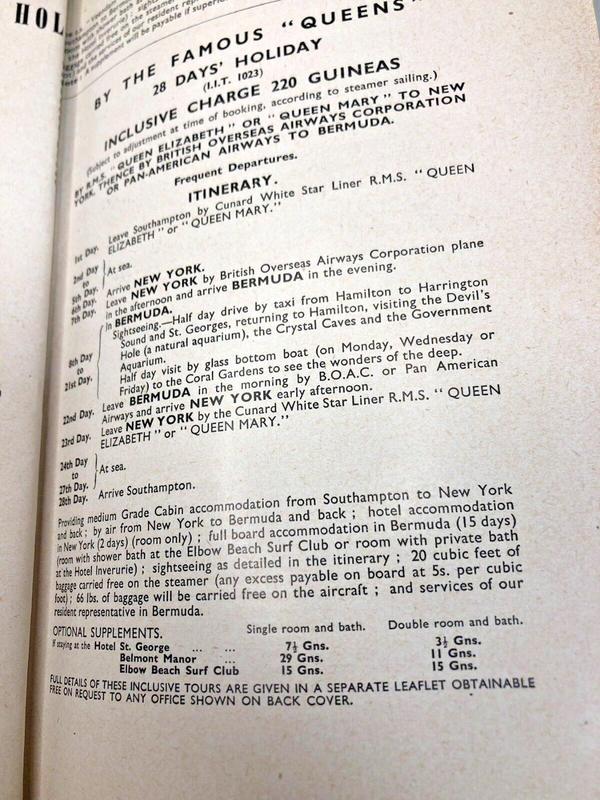 Vintage travel ephemera booklet with original staples – detail 13