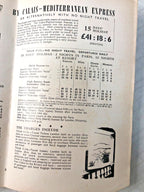 Thomas Cook brochure cover with 1940s beach scene illustration – detail 14