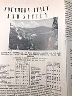 Winter Sunshine booklet interior pages with itineraries and hotel ads – detail 18