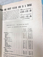 Vintage travel ephemera booklet with original staples – detail 22