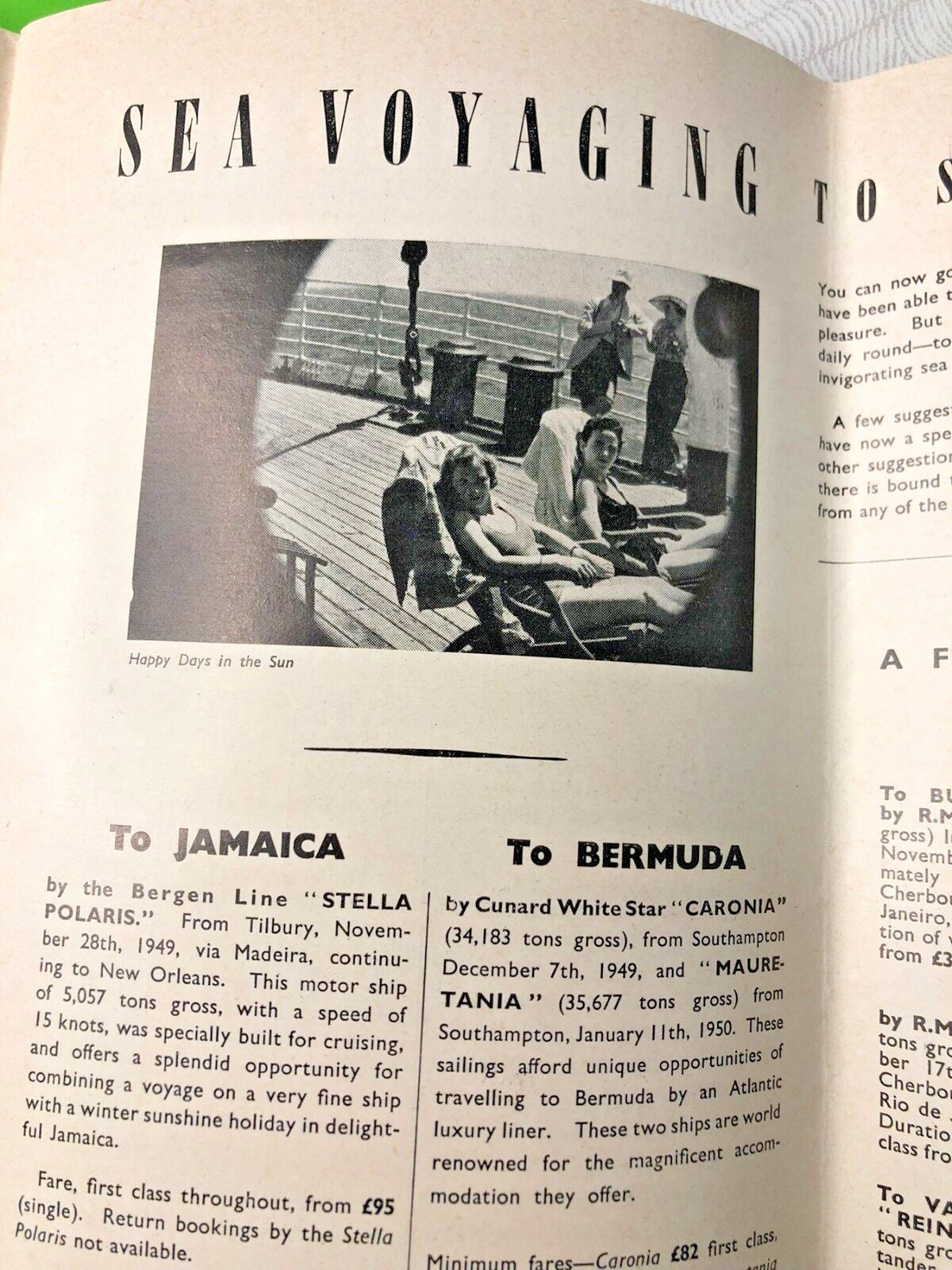 Vintage travel ephemera booklet with original staples – detail 7