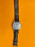 Chrome case with rotating bezel and screw-down crown of a Vostok Komandirskie – detail 6