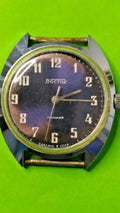 Vostok watch 17 jewels with blue-purple dial and white Arabic numerals, USSR