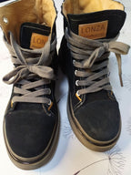 Leather boots size 37-38 front view of the leather upper – detail 8