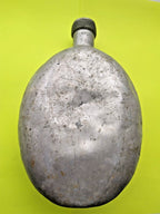 WW2 German canteen M31 aluminum flask in relic condition with dents