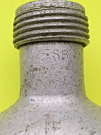 WW2 battlefield relic aluminum canteen without screw cap