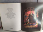 Soviet space memorabilia art album pages with gold lacquer-style colors – detail 6