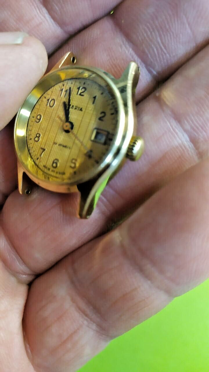 Stainless steel case back with USSR State Quality Mark