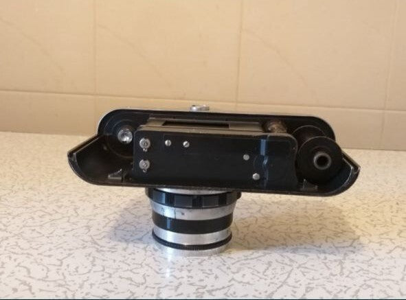 USSR 35mm scale-focus camera with metal body, Kharkov