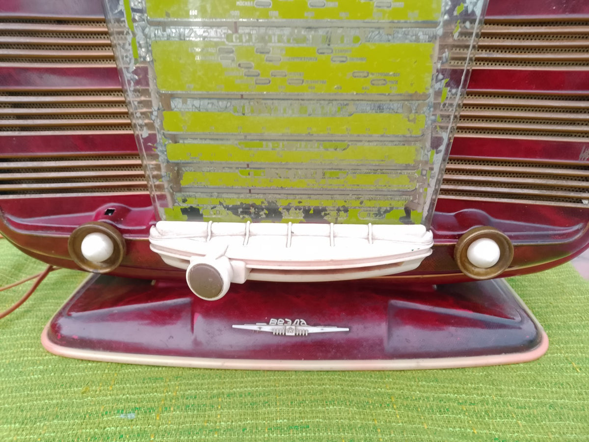 Zvezda-54 radio rear panel with manufacturer markings – detail 12