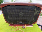 Mid-century USSR tube radio side view showing minor wear – detail 16